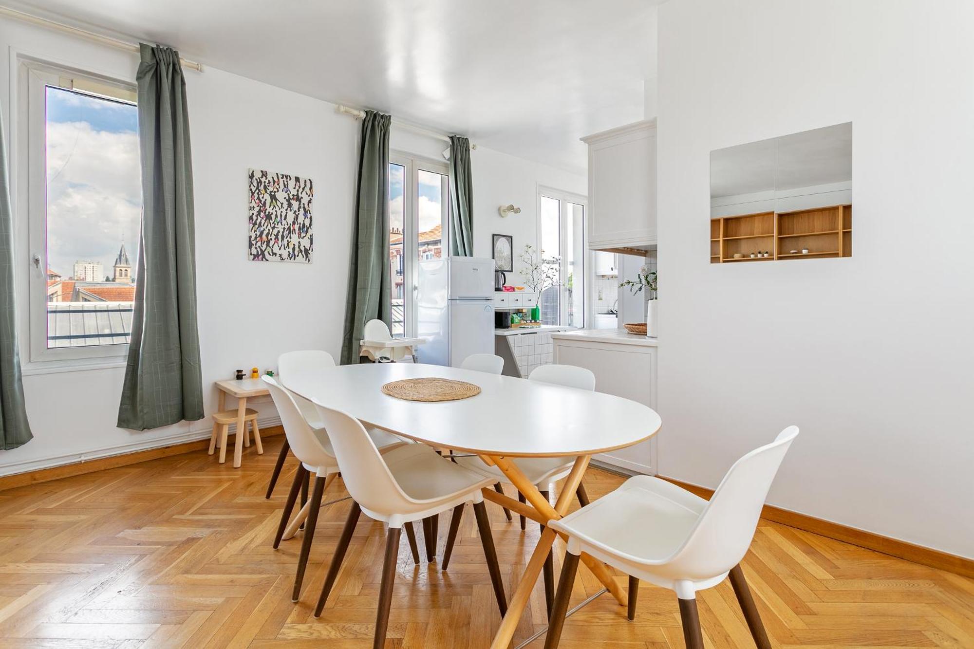 Parisian Penthouse With Large Terrasse Apartment พิแอร์ฟิตต์-ซัวร์-แซน ภายนอก รูปภาพ
